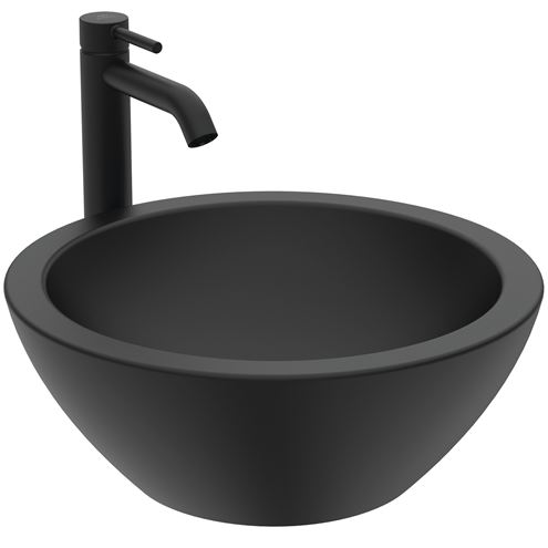 IDEAL STANDARD CERALINE O umyvadlová stojánková baterie, hedvábná černá BC269XG Obrázek - fotka