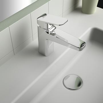 IDEAL STANDARD CERAPLAN umyvadlová stojánková baterie, s odtokovou soupravou, chrom BD229AA Obrázek - fotka