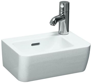 LAUFEN PRO umývátko 36 cm, s otvorem pro baterii vpravo a přepadem