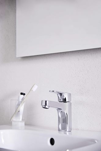 IDEAL STANDARD CERABASE umyvadlová stojánková baterie, s odtokovou soupravou, chrom BD077AA Obrázek - fotka