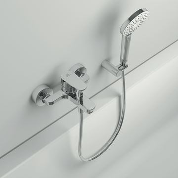 IDEAL STANDARD CERAFINE O vanová nástěnná baterie, s přepínačem, chrom BC500AA Obrázek - fotka