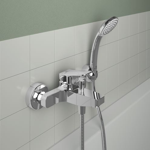 IDEAL STANDARD CERAPLAN vanová nástěnná baterie, s přepínačem, chrom BD256AA Obrázek - fotka