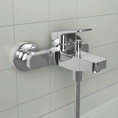 IDEAL STANDARD CERAPLAN vanová nástěnná baterie, s přepínačem, chrom BD256AA Obrázek - fotka