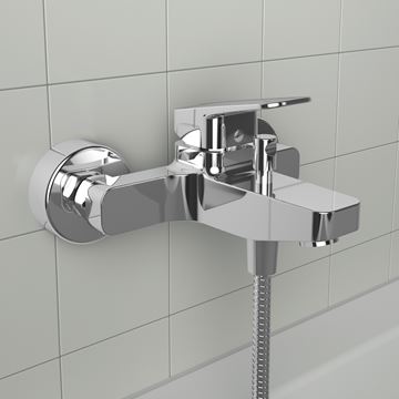 IDEAL STANDARD CERAPLAN vanová nástěnná baterie, s přepínačem, chrom BD256AA Obrázek - fotka