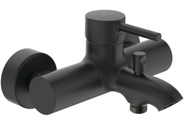 IDEAL STANDARD CERALINE vanová nástěnná baterie, s přepínačem, hedvábná černá