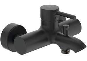 IDEAL STANDARD CERALINE vanová nástěnná baterie, s přepínačem, hedvábná černá