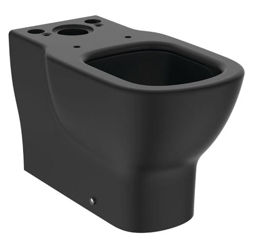 IDEAL STANDARD TESI WC kombi mísa, Aquablade splachování, zadní odpad, matná černá T5560V3 Obrázek - Hlavní obrázek