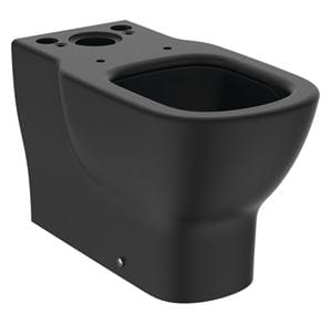 IDEAL STANDARD TESI WC kombi mísa, Aquablade splachování, zadní odpad, matná černá
