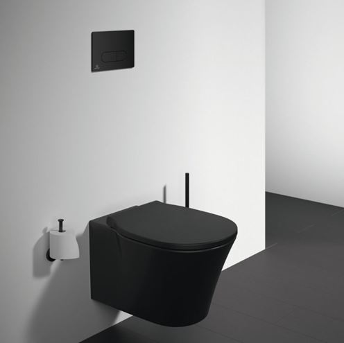 IDEAL STANDARD CONNECT AIR závěsné WC, Rimless splachování, matná černá E2288V3 Obrázek - fotka