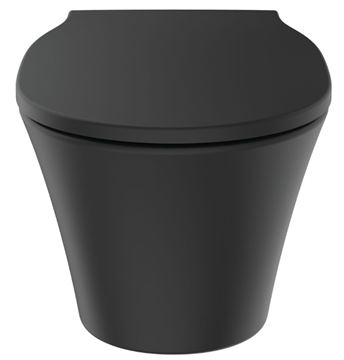 IDEAL STANDARD CONNECT AIR závěsné WC, Rimless splachování, matná černá E2288V3 Obrázek - fotka