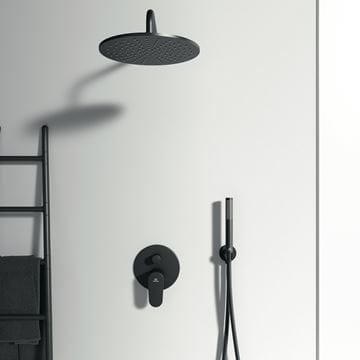 IDEAL STANDARD CERAFINE O vanová podomítková baterie, s přepínačem, hedvábná černá BD135XG Obrázek - fotka