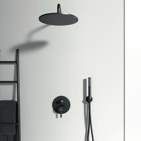 IDEAL STANDARD CERALINE vanová podomítková baterie, s přepínačem, hedvábná černá BD139XG Obrázek - fotka