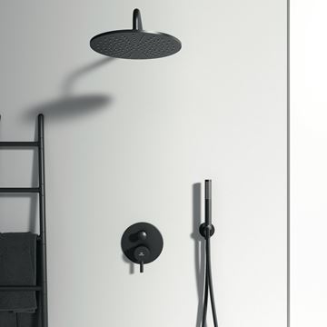 IDEAL STANDARD CERALINE vanová podomítková baterie, s přepínačem, hedvábná černá BD139XG Obrázek - fotka