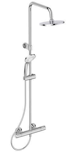 IDEAL STANDARD CERATHERM sprchový set s termostatickou baterií, horní sprcha, ruční sprcha, tyč, hadice, chrom A7701AA Obrázek - Hlavní obrázek