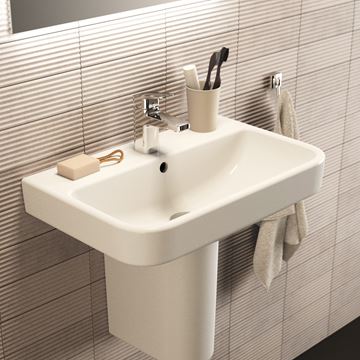 IDEAL STANDARD I.LIFE S umyvadlo 60 cm, s otvorem pro baterii a přepadem T458301 Obrázek - fotka