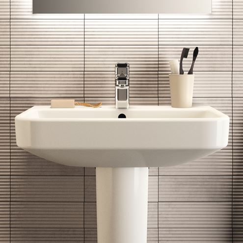 IDEAL STANDARD I.LIFE S umyvadlo 60 cm, s otvorem pro baterii a přepadem T458301 Obrázek - fotka