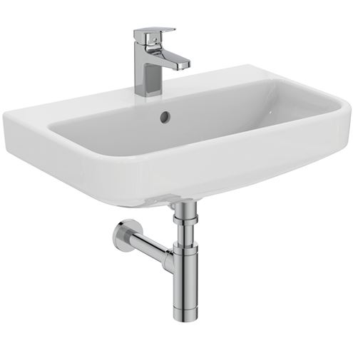 IDEAL STANDARD I.LIFE S umyvadlo 60 cm, s otvorem pro baterii a přepadem T458301 Obrázek - fotka