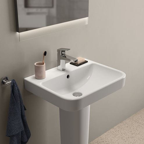 IDEAL STANDARD I.LIFE B umyvadlo 55 cm, s otvorem pro baterii a přepadem T460801 Obrázek - fotka