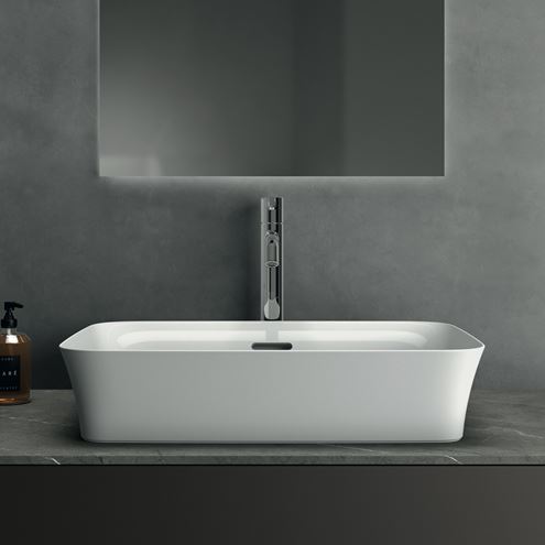 IDEAL STANDARD IPALYSS umyvadlo na desku 55 cm, s přepadem E207801 Obrázek - fotka