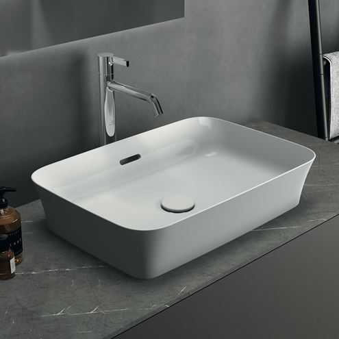 IDEAL STANDARD IPALYSS umyvadlo na desku 55 cm, s přepadem E207801 Obrázek - fotka