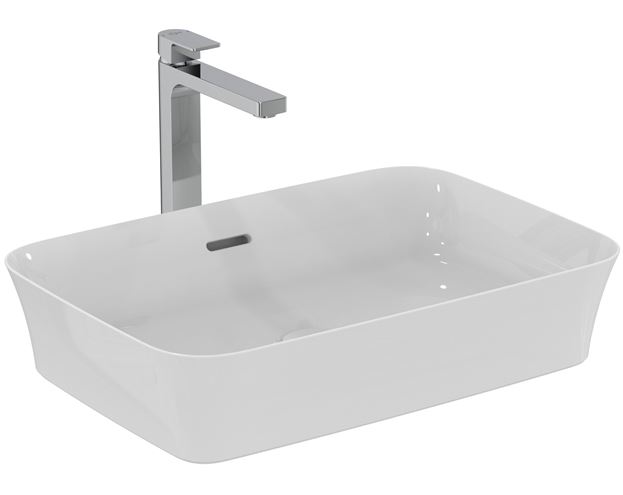 IDEAL STANDARD IPALYSS umyvadlo na desku 55 cm, s přepadem E207801 Obrázek - fotka