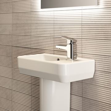 IDEAL STANDARD I.LIFE S umývátko 45 cm, s otvorem pro baterii vpravo a přepadem T458601 Obrázek - fotka