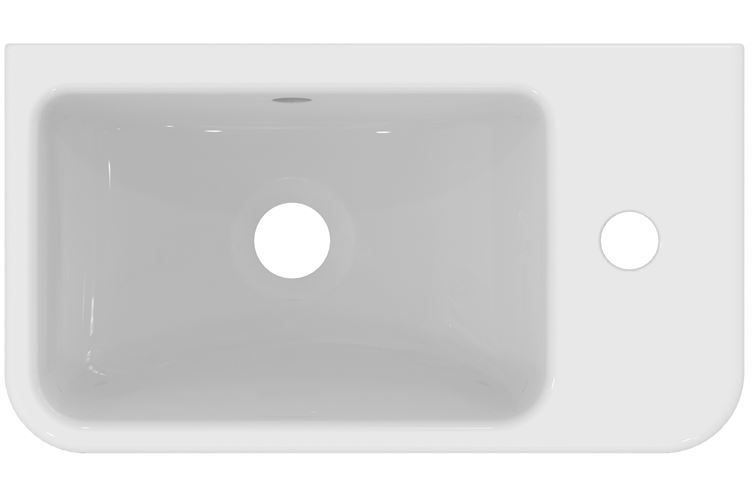 IDEAL STANDARD I.LIFE S umývátko 45 cm, s otvorem pro baterii vpravo a přepadem T458601 Obrázek - fotka