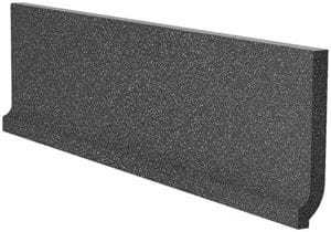 RAKO TAURUS GRANIT sokl s požlábkem 8x30 cm, černá