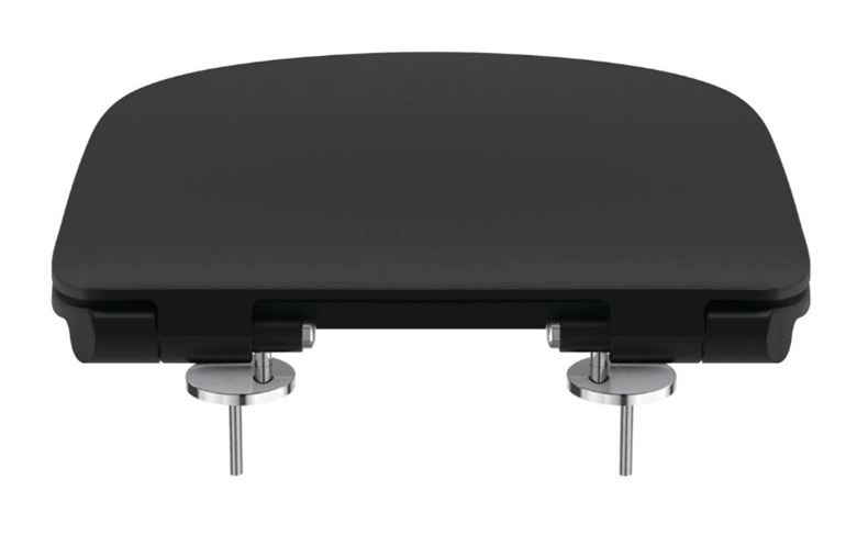 IDEAL STANDARD TESI WC sedátko ultra ploché, SoftClose, matná černá T5522V3 Obrázek - fotka