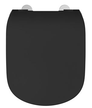 IDEAL STANDARD TESI WC sedátko ultra ploché, SoftClose, matná černá T5522V3 Obrázek - fotka