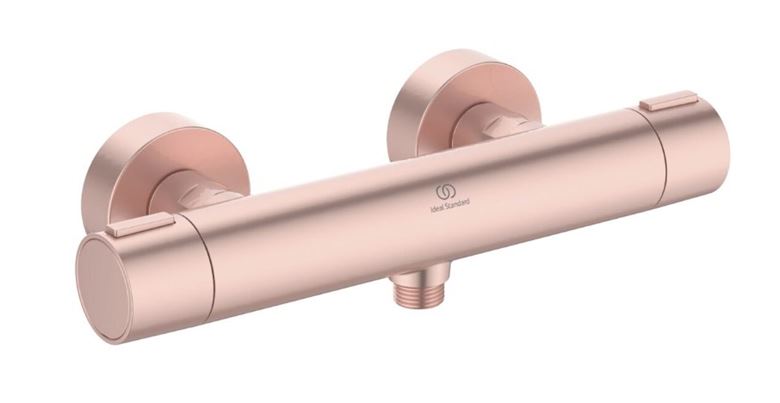 IDEAL STANDARD CERATHERM ALU+ sprchová nástěnná termostatická baterie, rosé BD582RO Obrázek - Hlavní obrázek