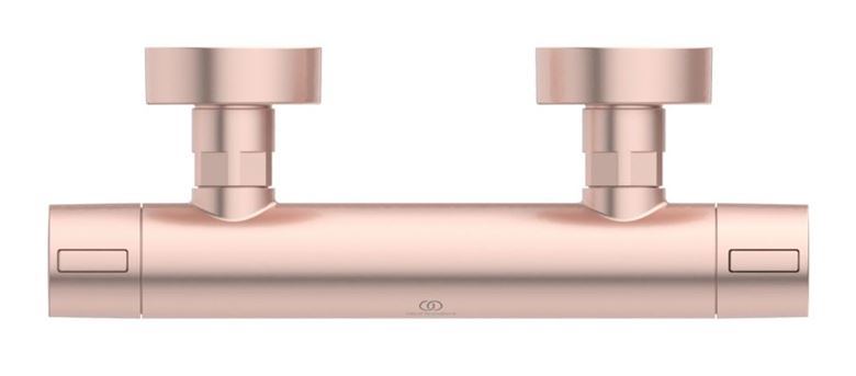 IDEAL STANDARD CERATHERM ALU+ sprchová nástěnná termostatická baterie, rosé BD582RO Obrázek - fotka