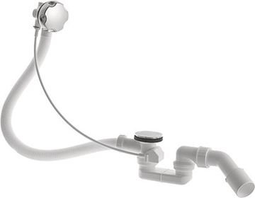DURAVIT vanový sifon 53 cm, bovden, chrom
