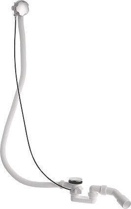DURAVIT D-CODE vanový sifon 110 cm, bovden, chrom 790227000001000 Obrázek - Hlavní obrázek