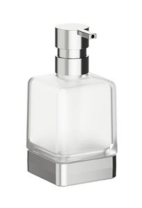 INDA LEA 1800 dávkovač tekutého mýdla 250 ml, sklo, chrom