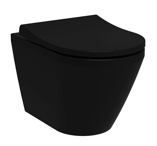 VITRA INTEGRA WC sedátko, SoftClosing, matná černá 131-483-009 Obrázek - fotka