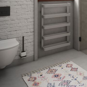 NIMCO MAYA sada WC doplňků, keramika, matná černá MAC SET-94KN-90 Obrázek - fotka