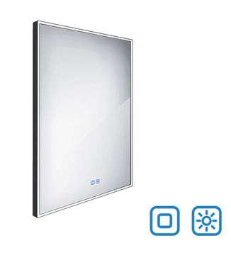 NIMCO ZP 13000 zrcadlo 60x80 cm, reverzibilní, s osvětlením, s regulací stmívání a teploty světla, se dvěma senzory