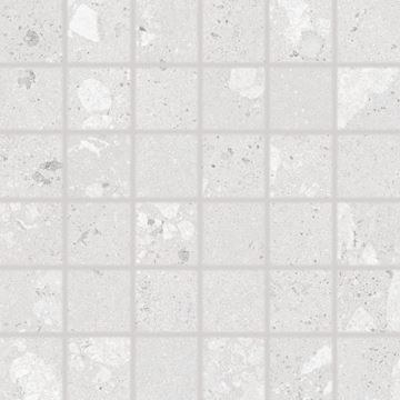 RAKO CASTONE mozaika 30x30(5x5) cm, lepená na síti, bílošedá