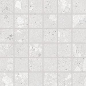 RAKO CASTONE mozaika 30x30(5x5) cm, lepená na síti, bílošedá