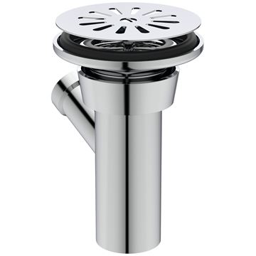 IDEAL STANDARD dřezový sifon DN40, s přípojkou a neuzavíratelnou výpustí