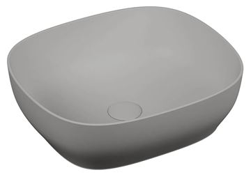 VITRA OUTLINE umyvadlová mísa 46 cm, bez přepadu, VitrAhygiene, matt stone grey