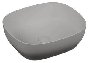 VITRA OUTLINE umyvadlová mísa 46 cm, bez přepadu, VitrAhygiene, matt stone grey