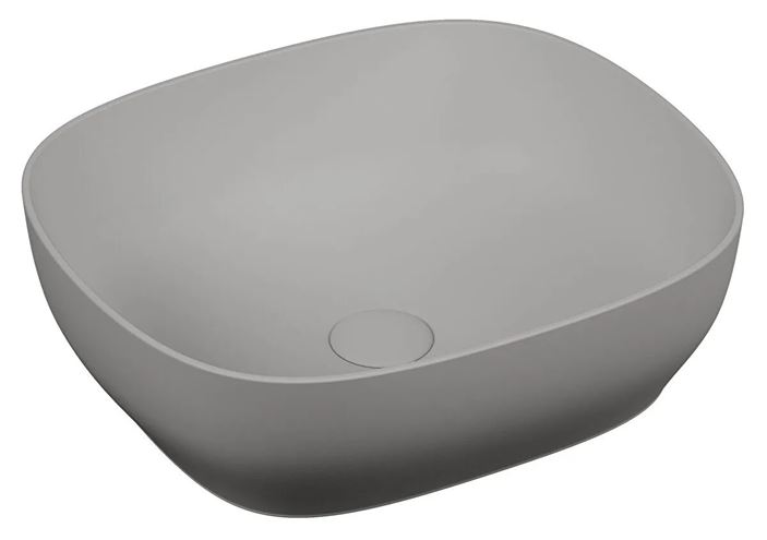 VITRA OUTLINE umyvadlová mísa 46 cm, bez přepadu, VitrAhygiene, matt stone grey 5994B476-0016 Obrázek - Hlavní obrázek