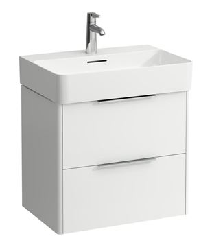 LAUFEN BASE skříňka pod umyvadlo 58,5x39x51,5 cm, 2 zásuvky, matná bílá