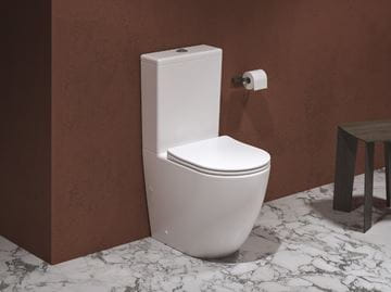 RAVAK OPTIMA WC kombi, se SoftClose sedátkem, RimOff splachování, vario odpad, boční napouštění X01870 Obrázek - fotka