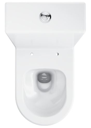 RAVAK OPTIMA WC kombi, se SoftClose sedátkem, RimOff splachování, vario odpad, boční napouštění X01870 Obrázek - fotka