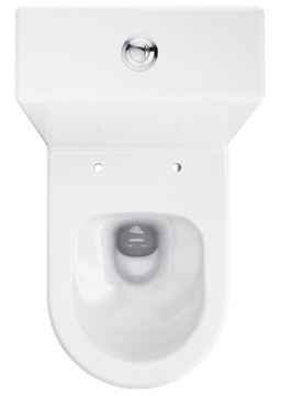 RAVAK OPTIMA WC kombi, se SoftClose sedátkem, RimOff splachování, vario odpad, boční napouštění X01870 Obrázek - fotka