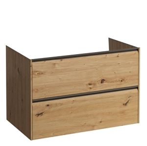 LAUFEN MEDA skříňka pod umyvadlo 78,4x45x51,5 cm, 2 zásuvky, s organizérem, divoký dub
