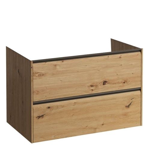 LAUFEN MEDA skříňka pod umyvadlo 78,4x45x51,5 cm, 2 zásuvky, s organizérem, divoký dub H4215920112671 Obrázek - Hlavní obrázek